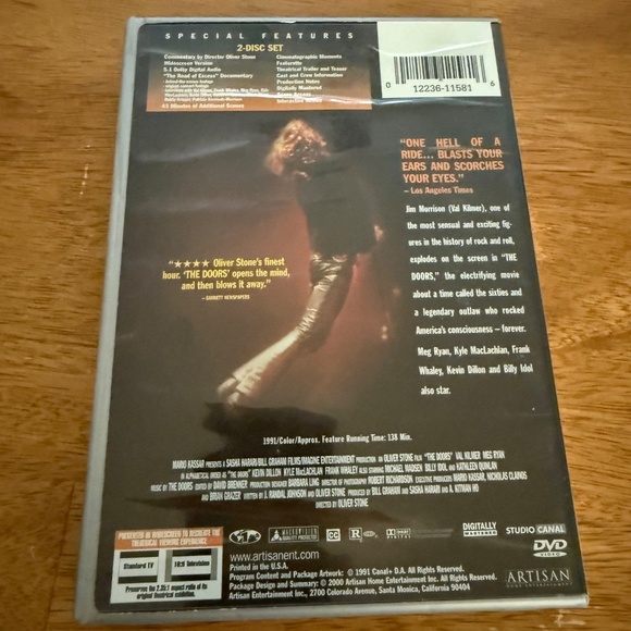 The Doors Special Edition DVD an Oliver Stone Film with Val Kilmer - Picture 2 of 6